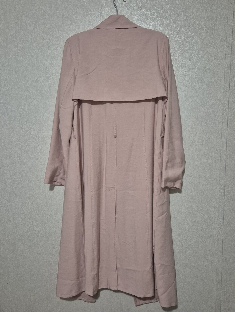 NWT Banana Republic Pale Pink Trench Coat..SIZE:L - Picture 7 of 14